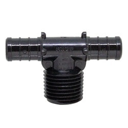 35242 Branch Tee, 1/2 in PEX x 1/2 in PEX x 1/2 in MPT, Plastic