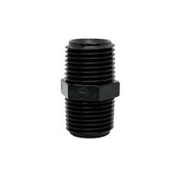 35277 Hex Nipple, 1/2 in MPT x 1/2 in MPT, Polyphenylsulfone