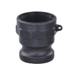 CGA-050-PP Cam and Groove Adapter, 1/2 in Type A x 1/2 in FNPT, Polypropylene
