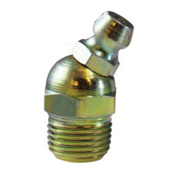 36114 30 deg Ball Check, 30 deg, 1/8-27 Thread, MNPTF Thread, 0.437 in Hex, Steel, 0.9 in OAL