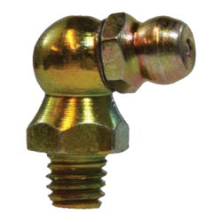 36172 90 deg Ball Check, 90 deg, M6 x 1 Thread, Metric Thread, 9 mm Hex, Steel, 17 mm OAL