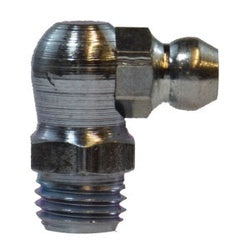 36178 90 deg Ball Check, 90 deg, M8 x 1 Thread, Metric Thread, 9 mm Hex, Steel, 18 mm OAL