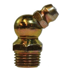 36182 45 deg Ball Check, 45 deg, M10 x 1 Thread, Metric Thread, 11 mm Hex, Steel, 21 mm OAL