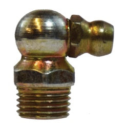 36184 90 deg Ball Check, 90 deg, M10 x 1 Thread, Metric Thread, 11 mm Hex, Steel, 18 mm OAL