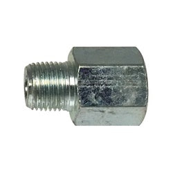 36308 Adapter Extension, 1/8-27 Thread, NPTF Thread, Zinc-Plated, Carbon Steel, 3/4 in OAL