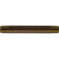 40001 Seamless Nipple, 1/8 in MPT x 1/8 in MPT, 3/4 in, Brass