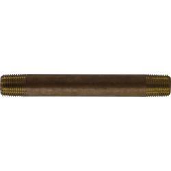 40002 Seamless Pipe Nipple, 1/8 in MPT x 1/8 in MPT, 1-1/2 in, Brass