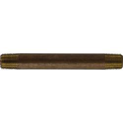40006 Seamless Pipe Nipple, 1/8 in MPT x 1/8 in MPT, 3-1/2 in, Brass