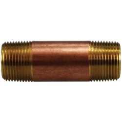 40082 Seamless Pipe Nipple, 3/4 in MPT x 3/4 in MPT, 2 in, Brass