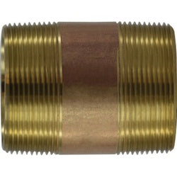 40179 Pipe Nipple, 2 in MPT x 2 in MPT, 48 in, Brass