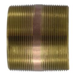 40239 Seamless Pipe Nipple, 4 in MPT x 4 in MPT, 36 in, Brass