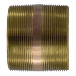 40233 Seamless Pipe Nipple, 4 in MPT x 4 in MPT, 12 in, Brass