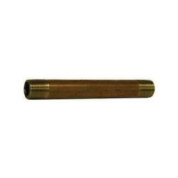 42001 Nipple, 1/8 in MPT x 1/8 in MPT, Close, Brass