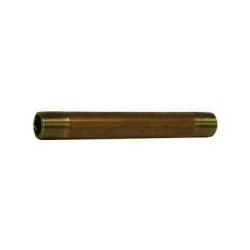 42008 Nipple, 1/8 in MPT x 1/8 in MPT, 4-1/2 in, Brass