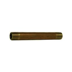 42009 Nipple, 1/8 in MPT x 1/8 in MPT, 5 in, Brass
