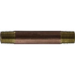 42022 Nipple, 1/4 in MPT x 1/4 in MPT, 2 in, Brass