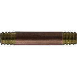 42025 Nipple, 1/4 in MPT x 1/4 in MPT, 3-1/2 in, Brass