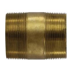 42162 Nipple, 2 in MPT x 2 in MPT, 3 in, Brass