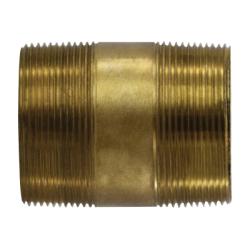 42165 Nipple, 2 in MPT x 2 in MPT, 4-1/2 in, Brass