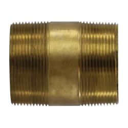 42172 Nipple, 2 in MPT x 2 in MPT, 10 in, Brass