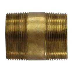 42174 Nipple, 2 in MPT x 2 in MPT, 12 in, Brass