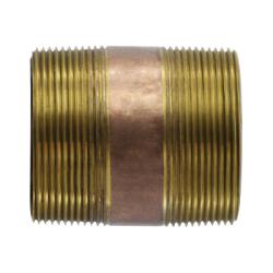 42211 Nipple, 3 in MPT x 3 in MPT, 10 in, Brass