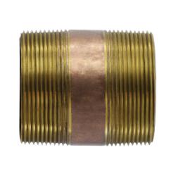 42229 Nipple, 4 in MPT x 4 in MPT, 8 in, Brass