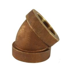43190 45 deg Elbow, 3 in FPT x 3 in FPT, Bronze