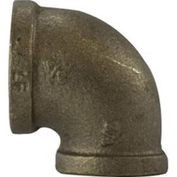 44122LF 90 deg Reducing Elbow, 3/8 in FPT x 1/4 in FPT, Bronze