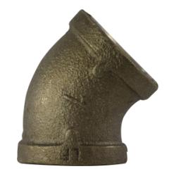 44182LF 45 deg Elbow, 3/8 in FPT x 3/8 in FPT, Bronze