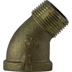 44205LF 45 deg Street Elbow, 1 in FPT x 1 in MPT, Bronze