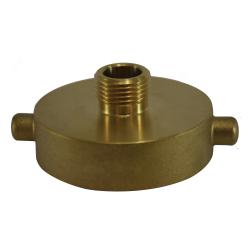 444002 Fire Hose Hydrant Adapter, 2-1/2 in NST x 1 in NPT, Brass