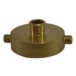 444006 Fire Hose Hydrant Adapter, 2-1/2 in NST x 1-1/2 in NST, Brass