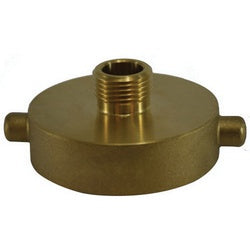 444009 Hydrant Reducing Adapter, 3 in NPSH x 2-1/2 in NST, Brass