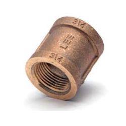 44414LFUSA Coupling, 3/4-in Female NPT x 3/4-in Female NPT, Lead-Free Bronze