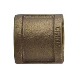 44420 Coupling, 3 in FPT x 3 in FPT, Bronze