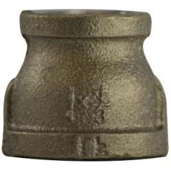 44457LF Reducing Coupling, 4 in FPT x 3 in FPT, Bronze
