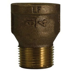 44621LF Extension Piece, 1/2 in FPT x 1/2 in MPT, Brass