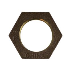 44706 Hex Locknut, 1-1/4 in FPT, Bronze