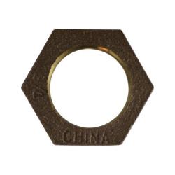 44706LF Hex Locknut, 1-1/4 in FPT, Bronze