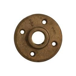 44785LF Floor Flange, 2 in FPT, Brass, 125