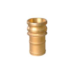 44959 Cam and Groove Adapter, 5 in Type E x 5 in Hose Barbed, Brass