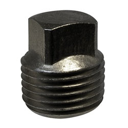 45655 Cored Plug, 1 in MPT, Bronze, Chrome-Plated