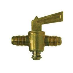 46116 Shut-Off Cock, 5/16 in Nominal, Male Flared, Forged Brass Body