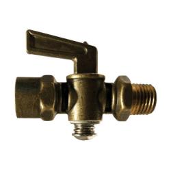 46161 Shut-Off Cock, 1/4-in Nominal, MIP x FIP, Forged Brass Body