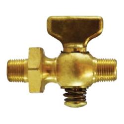 46322 Air Cock, 3/8 in Nominal, MIP x MIP, Tee, Hex, Brass Body