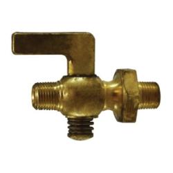 46327 Air Cock, 1/2 in Nominal, MIP x MIP, Lever, Hex, Brass Body