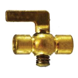 46346 Air Cock, 1/4 in Nominal, FIP x FIP, Lever, Brass Body