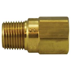 46575V Check Valve, 1/8 in Nominal, MPT x FPT, Brass Body, Domestic