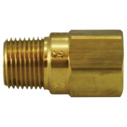 46576V Check Valve, 1/4 in Nominal, MPT x FPT, Brass Body, Domestic